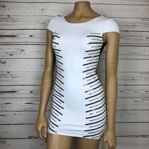 Nicole Miller Dress Bodycon Mini Sparkly Sequins